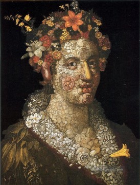  blumen - Blumen Frau Giuseppe Arcimboldo Klassische blumen